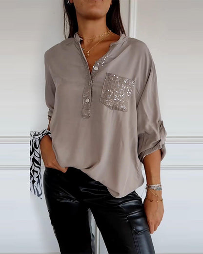 Jorinna - Elegante top con lentejuelas para mujer