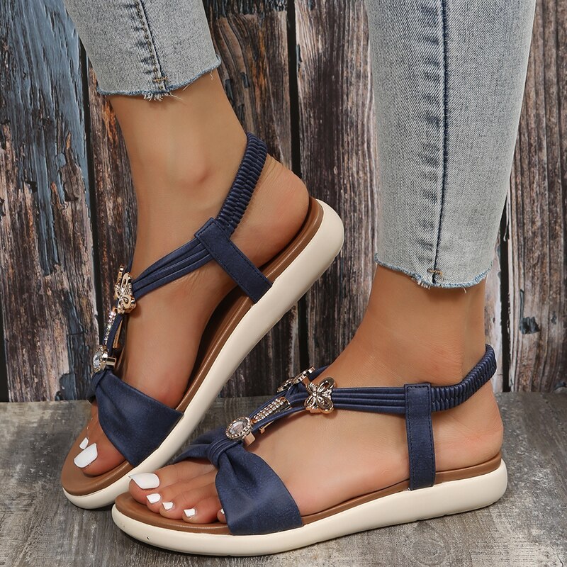 Camille® | Sandalias planas de inspiración bohemia