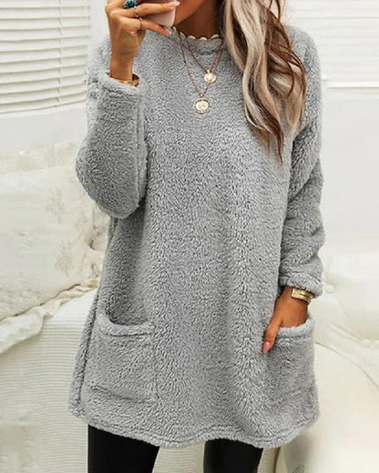 Quispina - Acogedor jersey de peluche para mujer