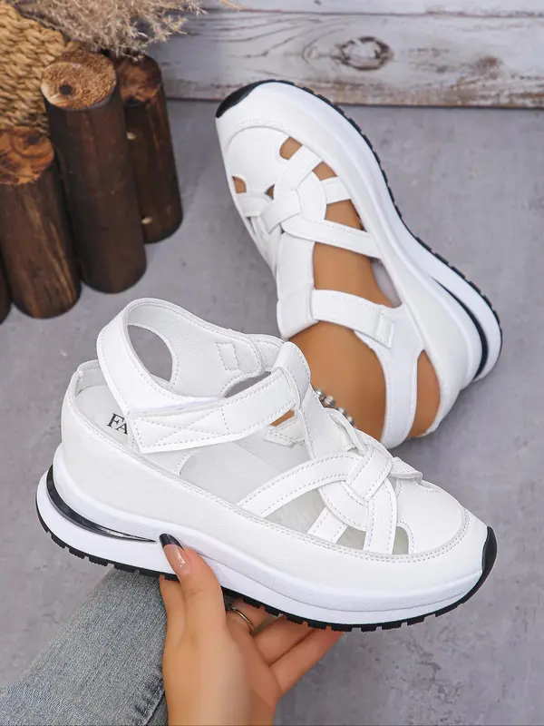 Damskie Sandały Sneakersy na Platformie