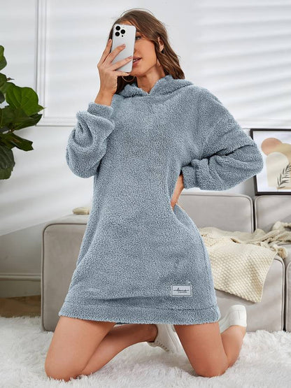 Diana - Sudadera con capucha Teddy para mujer