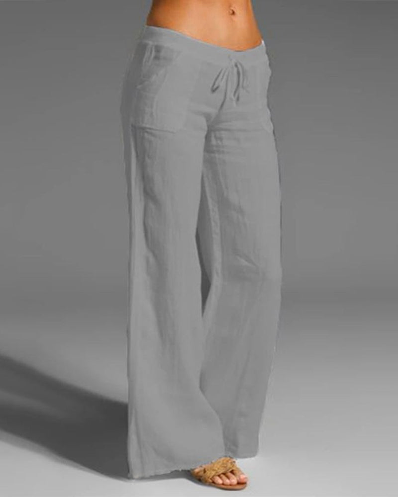 Pantalones anchos para mujer
