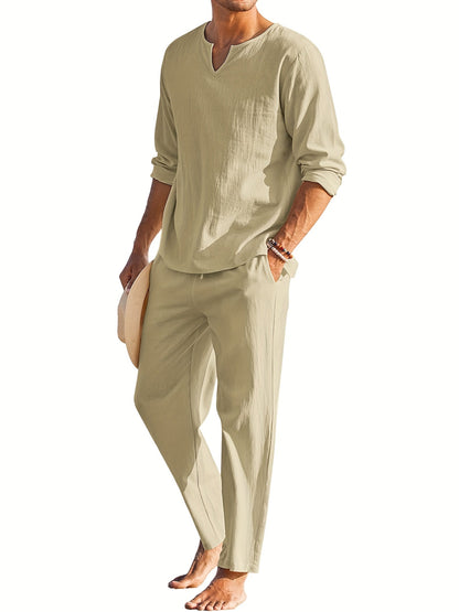 Confortable conjunto de lino para hombre - Richmond