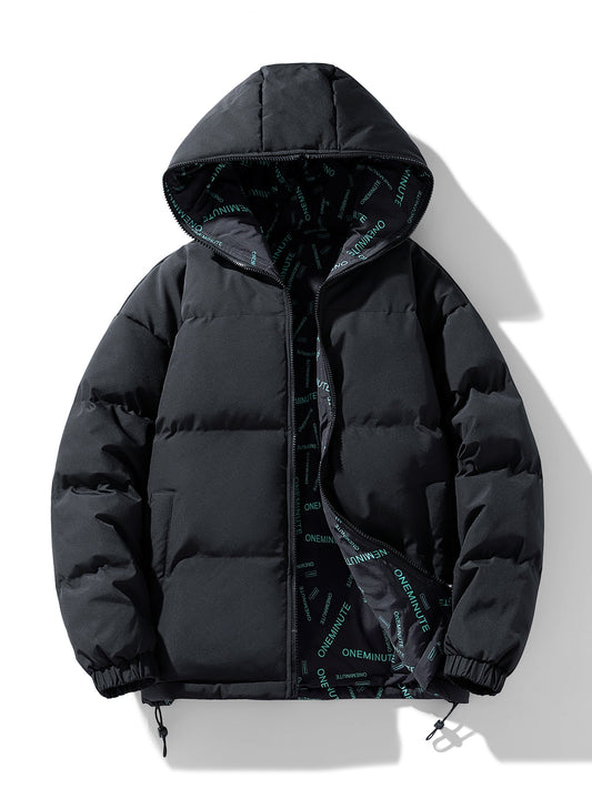 Chaqueta de invierno con capucha y diseño casual de múltiples bolsillos para hombre | Perfecta para actividades al aire libre