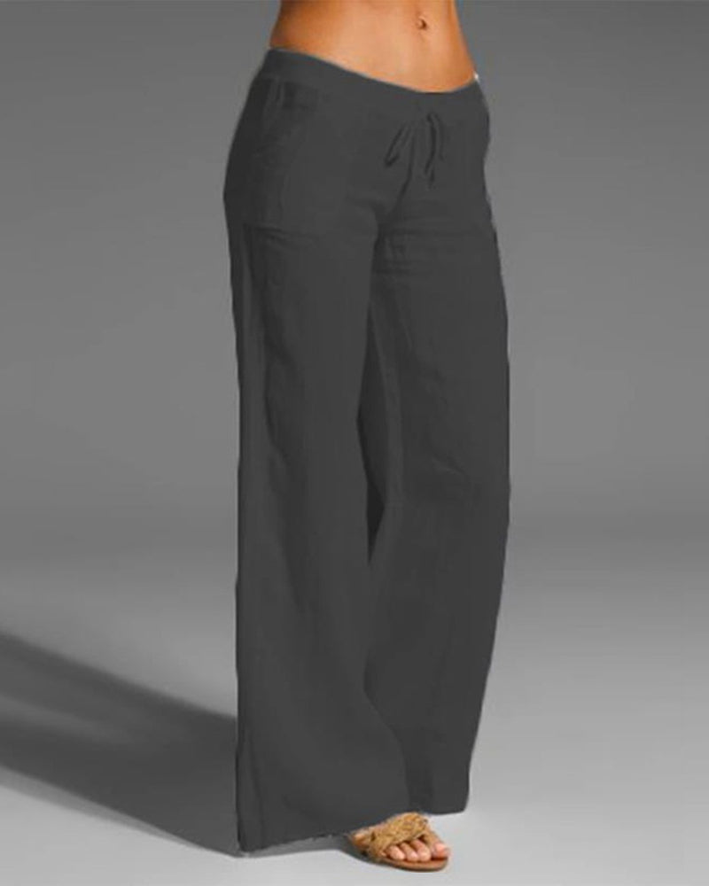 Pantalones anchos para mujer