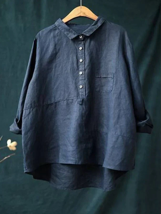 Madeleine | Blusa Casual de Manga Larga para Mujer | Button Down