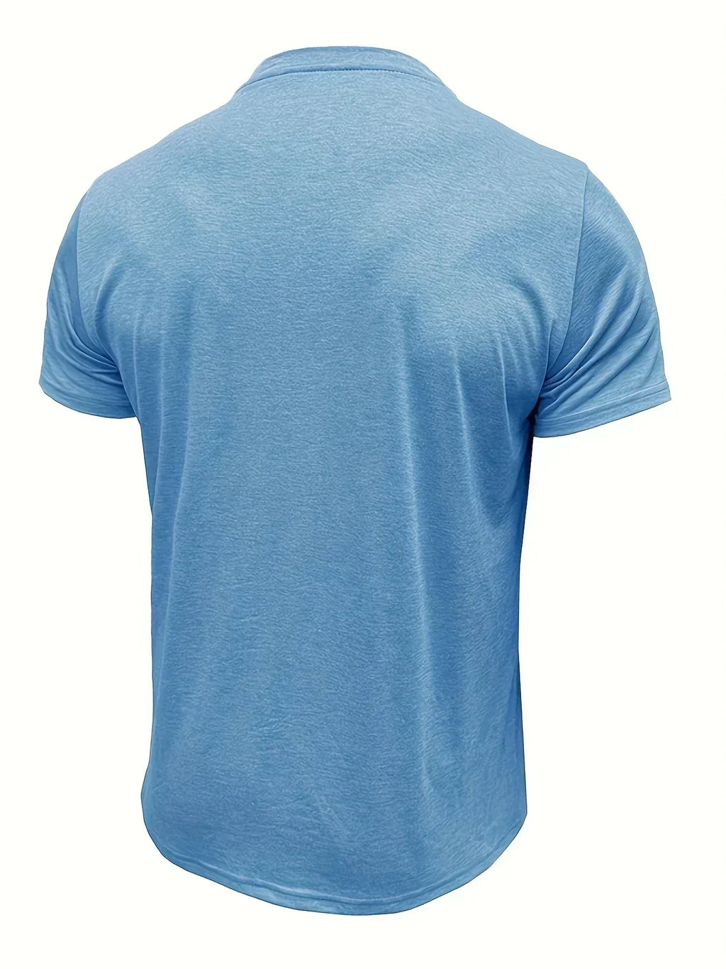 Męska Koszulka Henley Guzikami