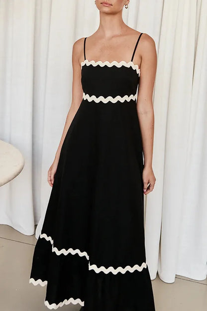 Vestido sin tirantes con cremallera