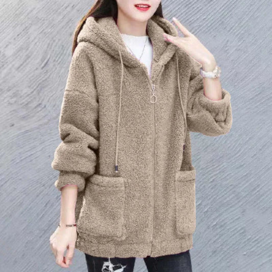 Elisa | Cómoda sudadera de lana suave con bolsillos delanteros - ideal para otoño/invierno