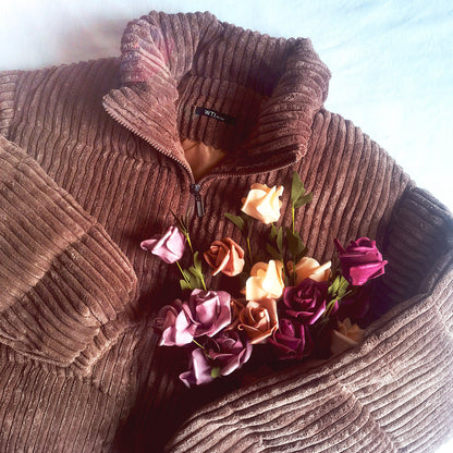 Chaqueta acolchada con cuello alto, crema, mujer