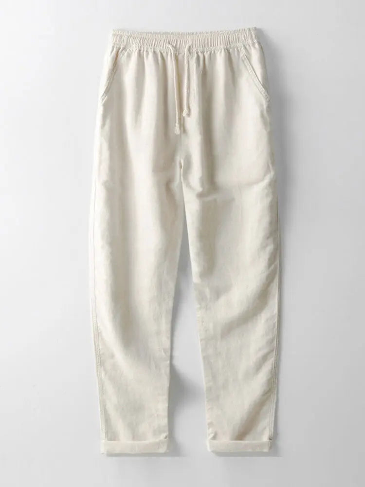 pantalones rectos sueltos para mujer