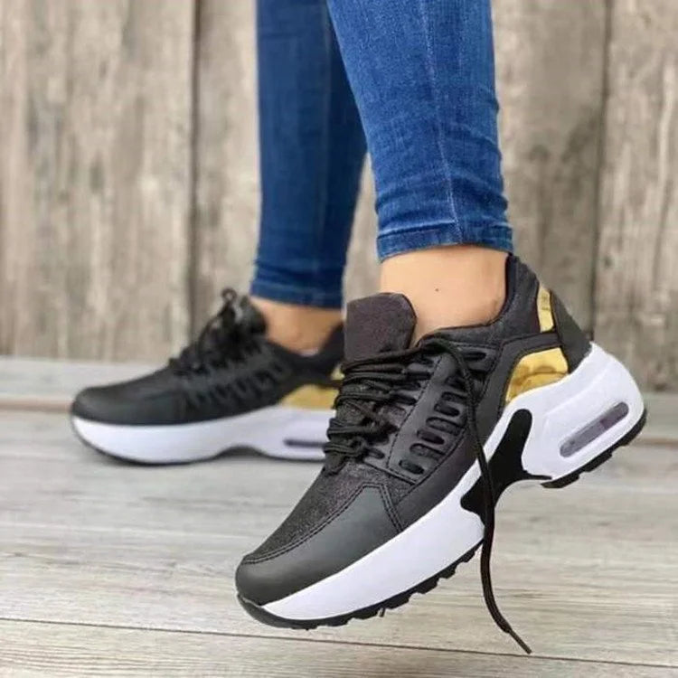 Zapatos de cordones ligeros para mujer