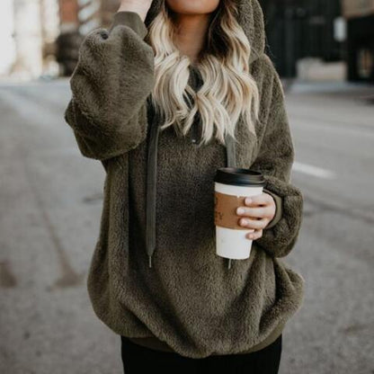 Lana | Sudadera con capucha cálida y mullida para mujer