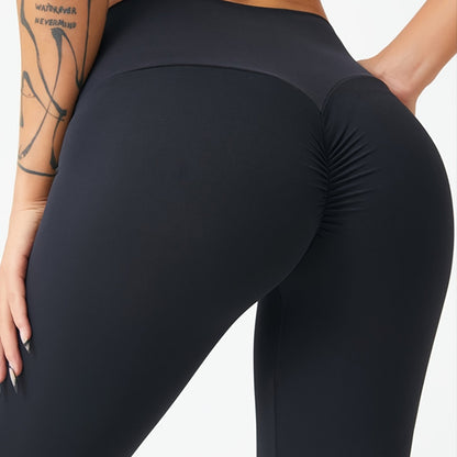 Noa | Pantalones de yoga negros con cintura alta