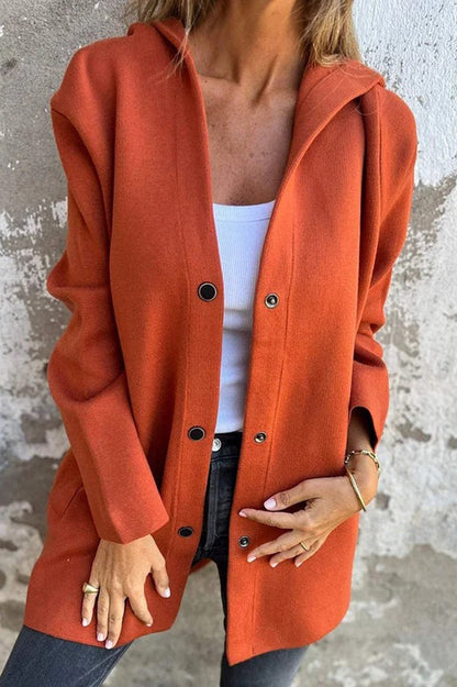 Chaqueta Xina | Chaqueta casual con botones y capucha