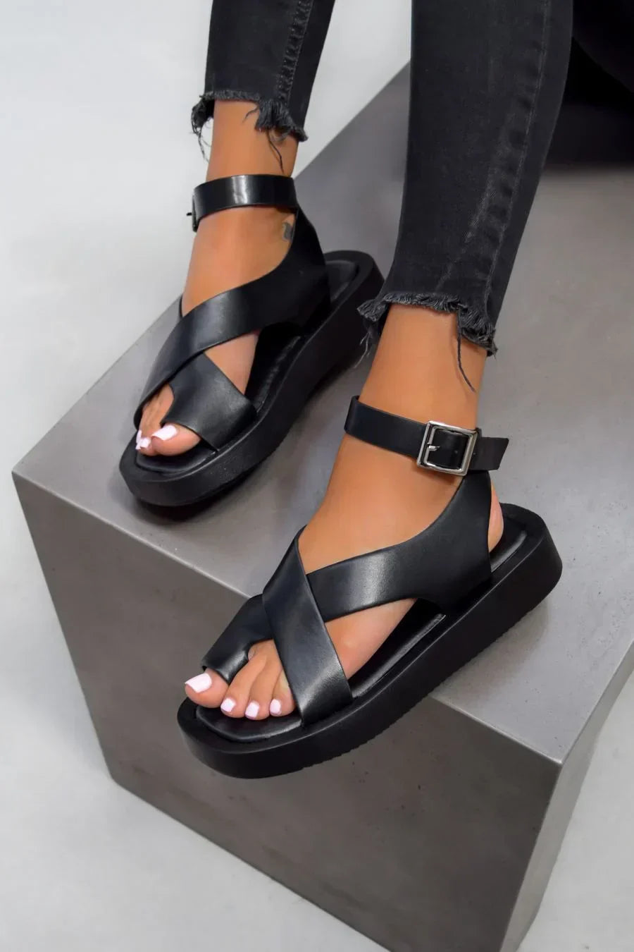 Virginia® | Sandalias gladiadoras gruesas