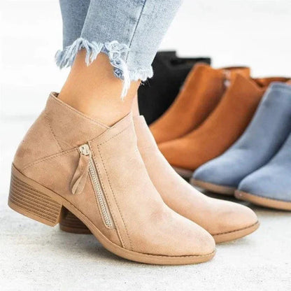 Candace | botas ortopédicas de piel para mujer