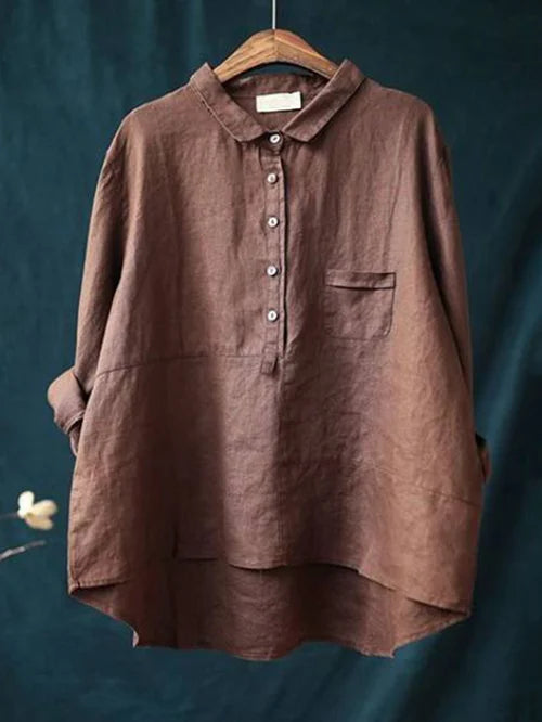 Madeleine | Blusa Casual de Manga Larga para Mujer | Button Down