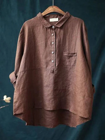 Madeleine | Blusa Casual de Manga Larga para Mujer | Button Down