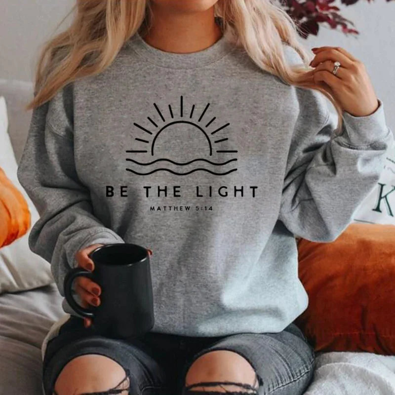 Sudadera "Be The Light" | Selene