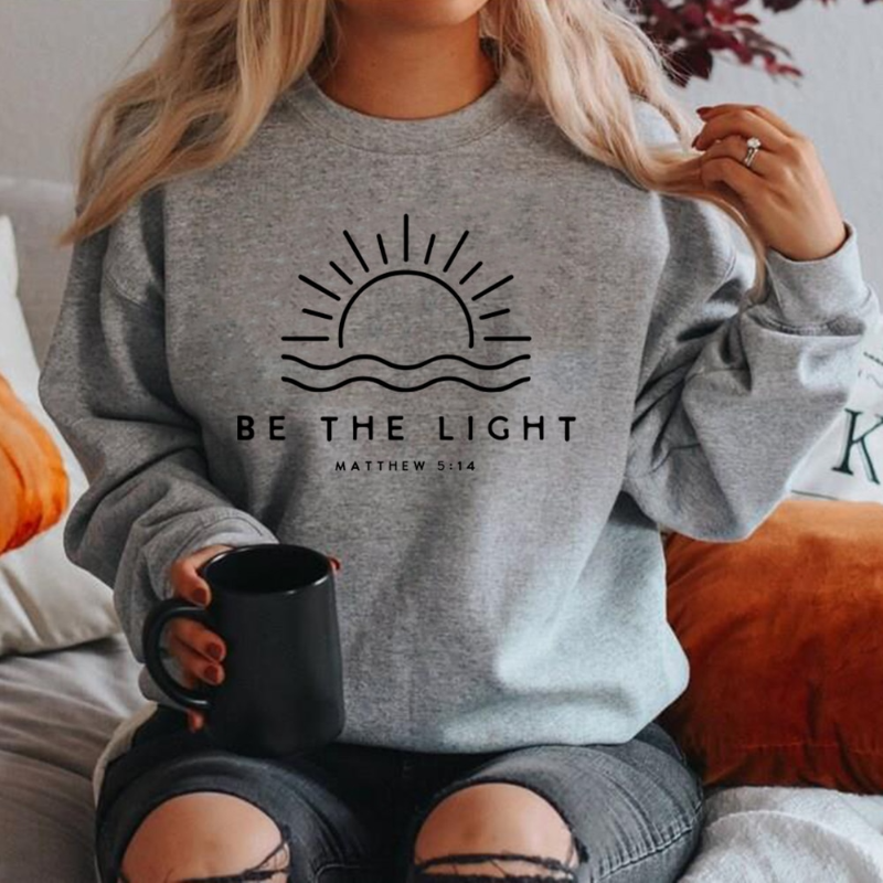 Sudadera Ester Be The Light, Mujer