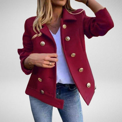Laura - Chaqueta de diseño con botones dorados
