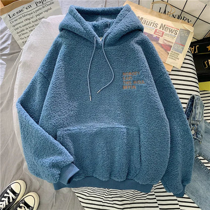 Margaux - Sudadera polar gruesa con capucha