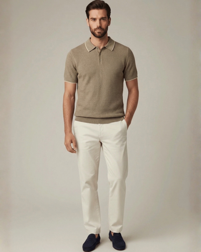 Męska Casualowa Koszulka Polo