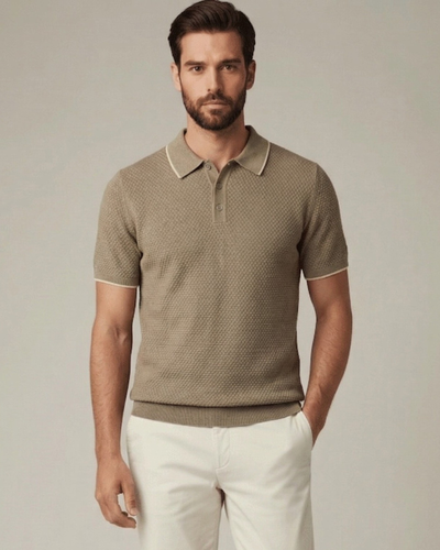 Męska Casualowa Koszulka Polo