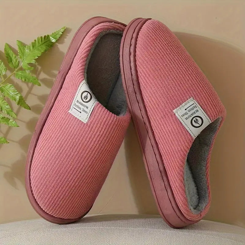 Acogedoras zapatillas de invierno | Rosa | Cálidas y acogedoras | Perfectas para las noches frías