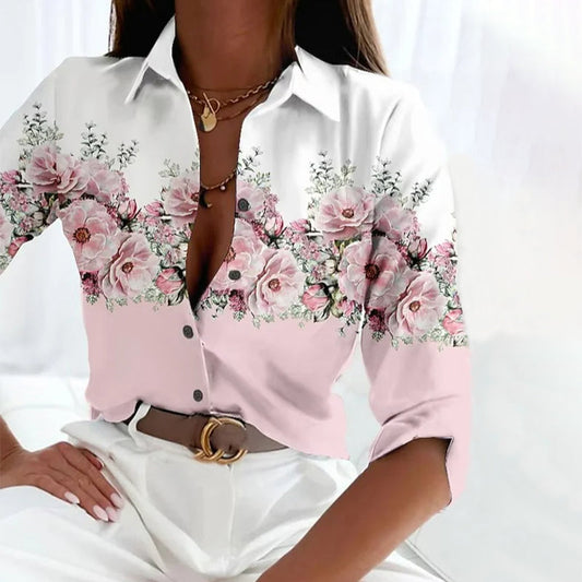 ANASTASIA | Blusa casual con estampado floral