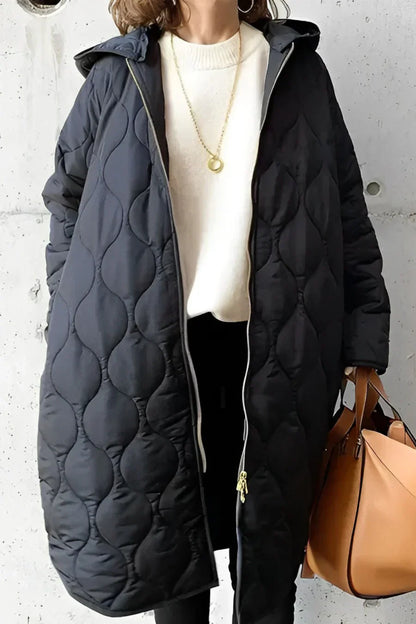 Danielle | parka estampada con capucha