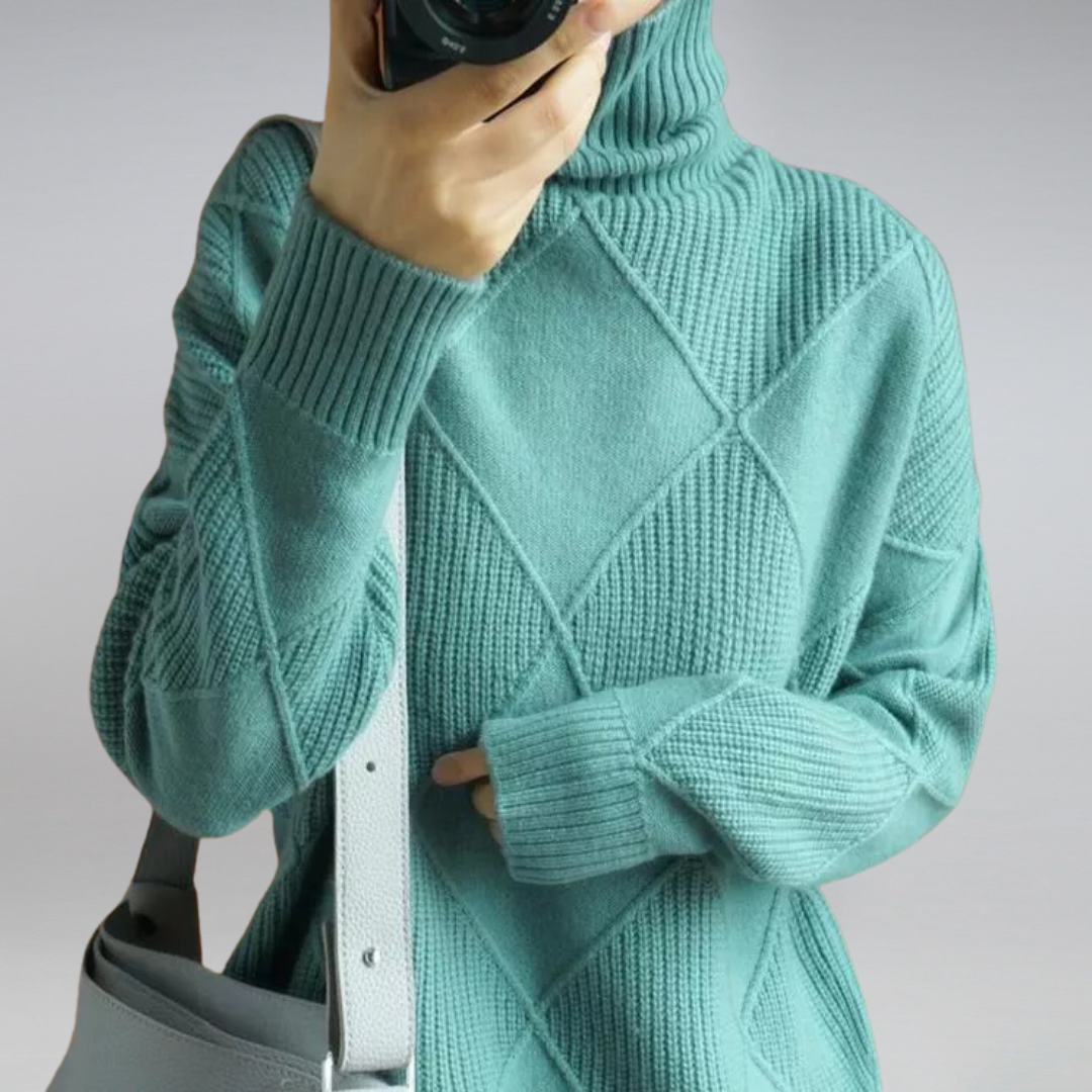Sofie™ | Acogedor jersey de cuello alto