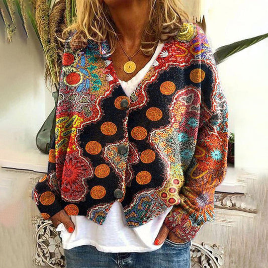 Freja™ | Chaqueta de punto colorida y cómoda