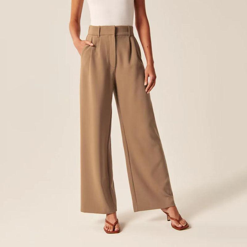 Pantalones anchos de mujer