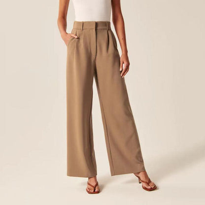Pantalones anchos de mujer