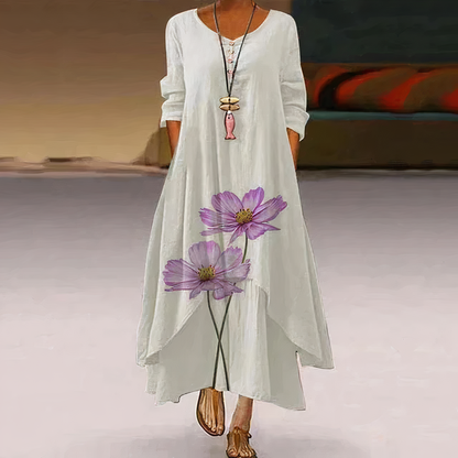 Eloria - Elegante vestido de algodón