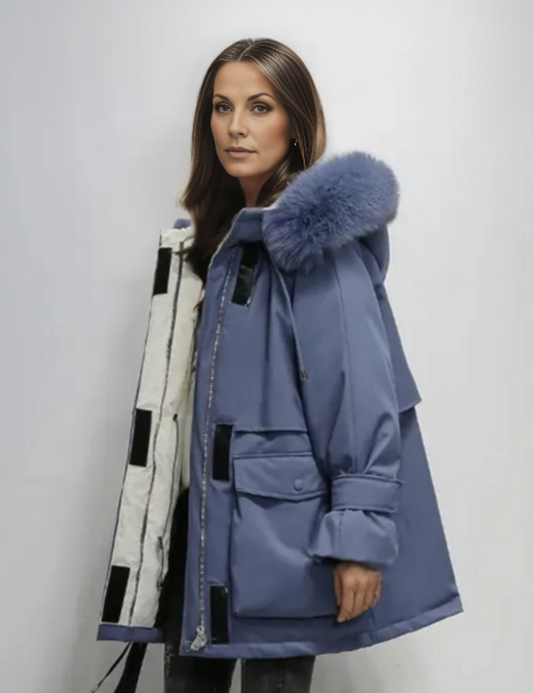 Chaqueta de piel chic para mujer | Ideal para el invierno