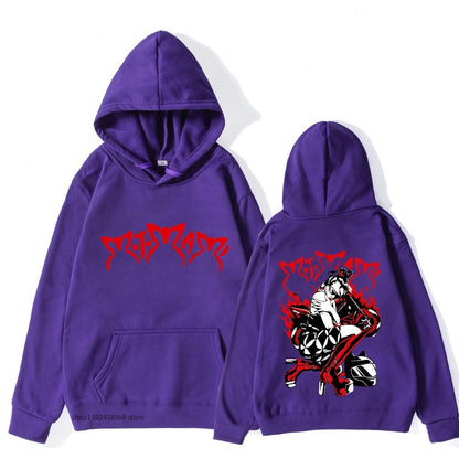 Heidi Mode | Motomami Rosalia Sudadera con capucha gráfica negra