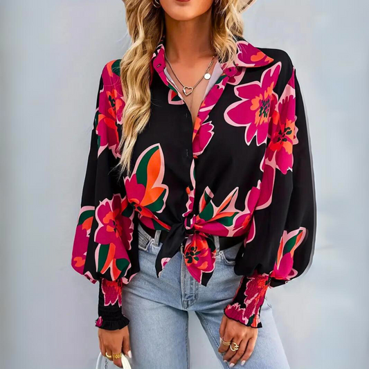 Miriam | Elegante blusa floral para mujer