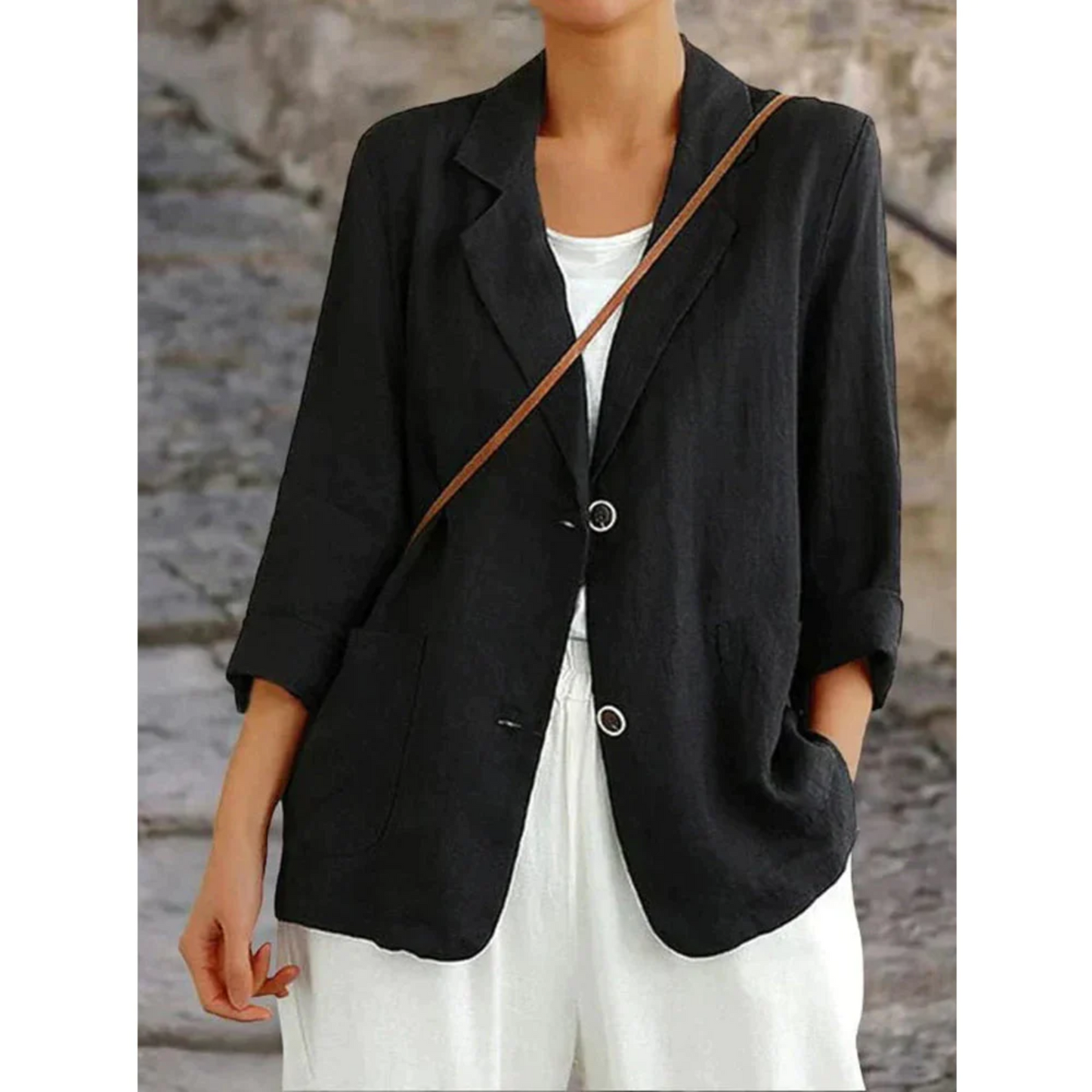 Sophie | Elegante blazer de lino