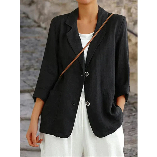 Sophie | Elegante blazer de lino