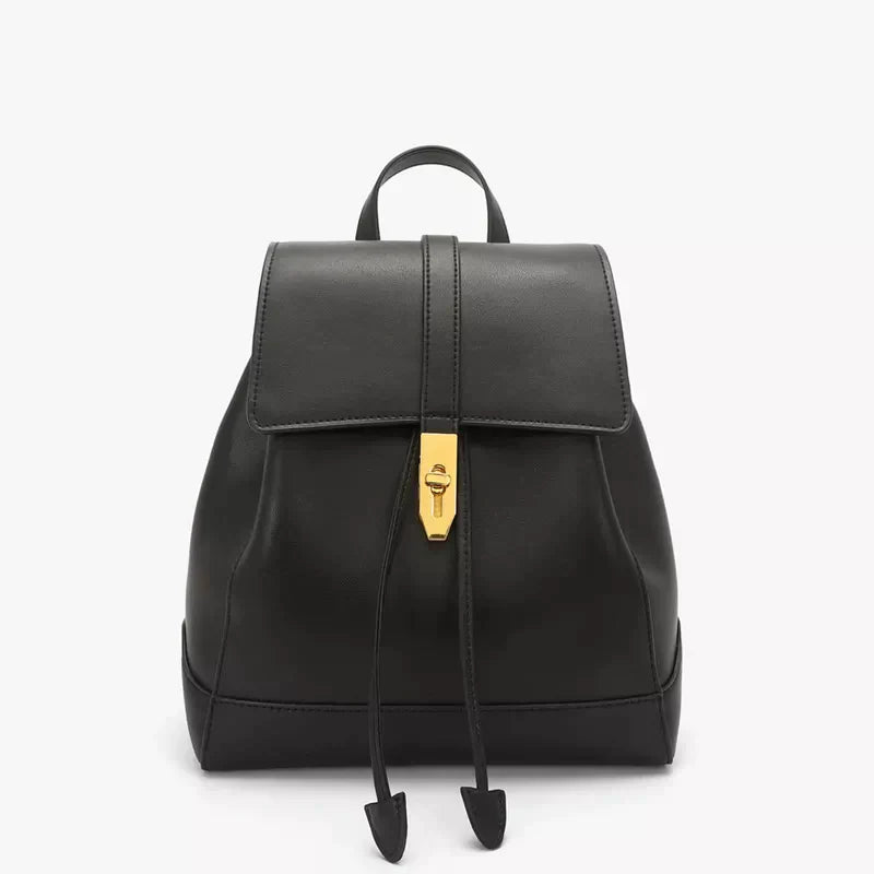 Alea | Mochila de piel auténtica con cordón para mujer