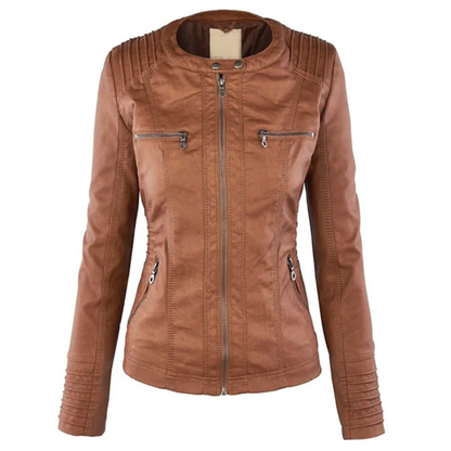 Lotte | Elegante chaqueta de cuero