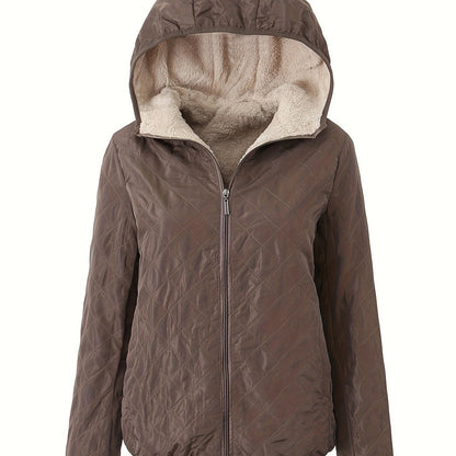 Emma | Chaqueta acolchada con cremallera y capucha