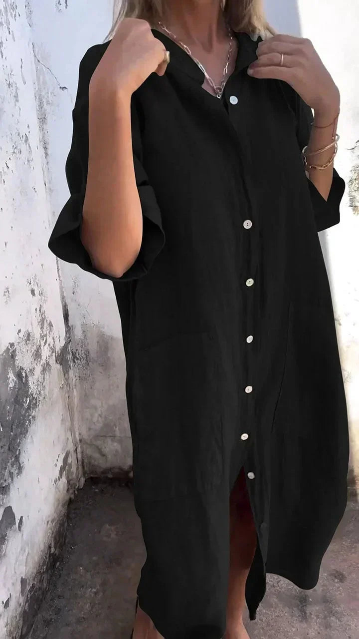 Long Casual shirt dress
