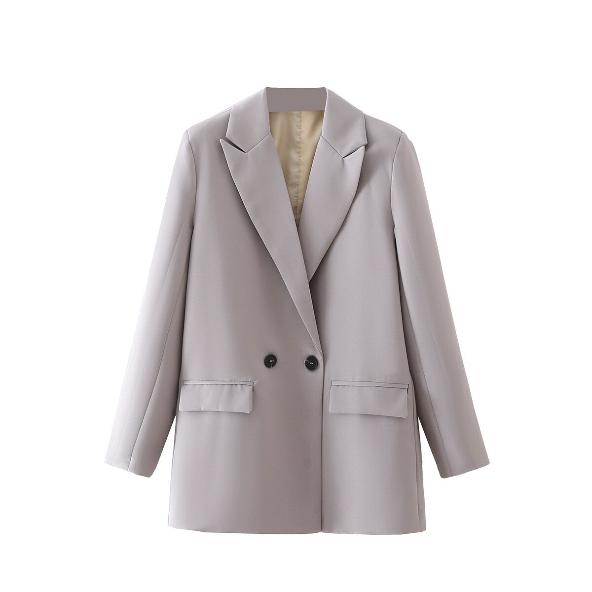 Blazer de doble botonadura para mujer