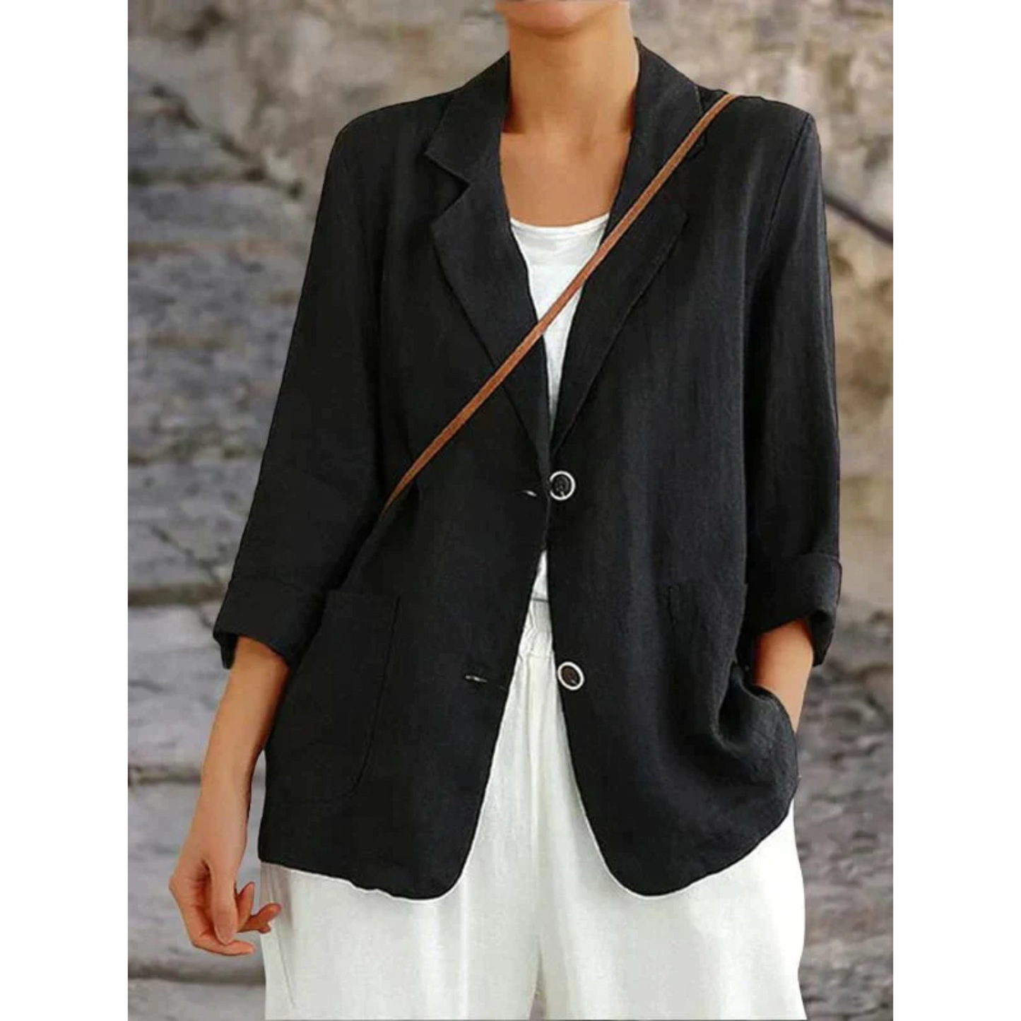 Sophie | Elegante blazer de lino