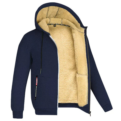 Chaqueta Ylwen | Chaqueta polar con capucha para hombre