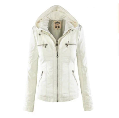 Chaqueta vintage de señora con capucha